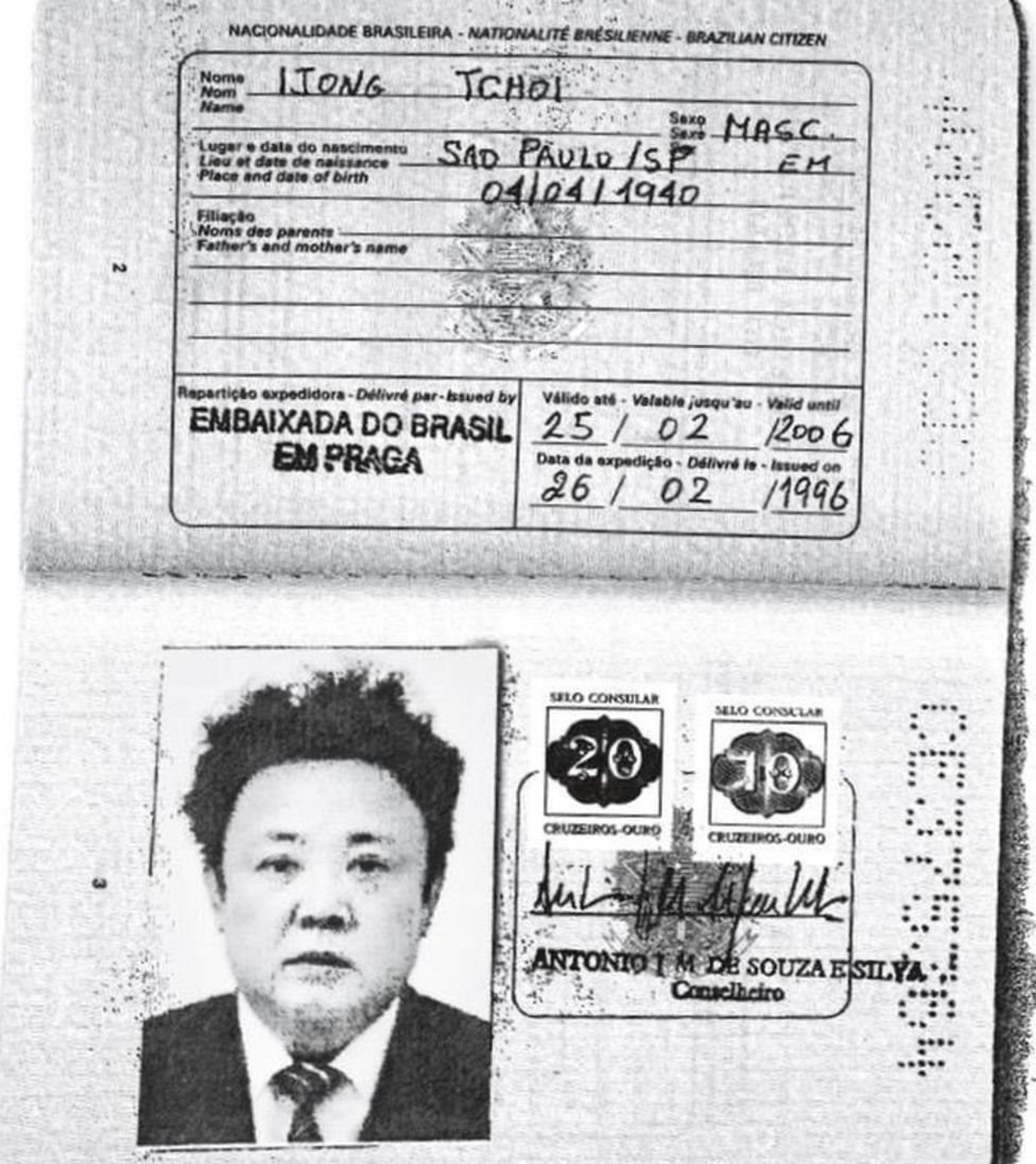 Kim Jong-un, Korea Utara, Brasil, paspor