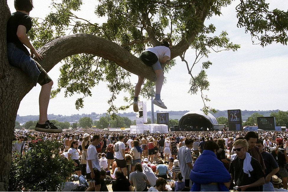 Фестиваль Гластонбери в 1995 году