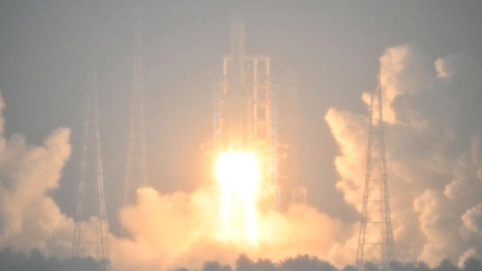China rocket blasts off for far side of Moon