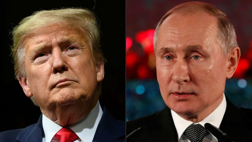 Donad Trump y Vladimir Putin