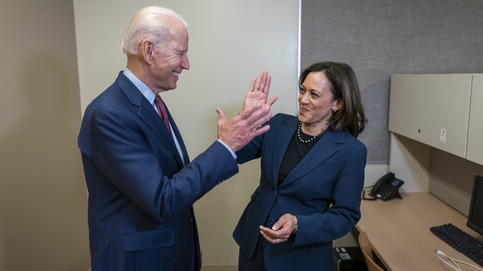 Biden VP pick: Kamala Harris chosen as running mate - BBC News