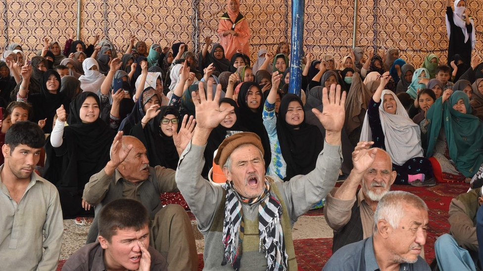 Хазарейские скорбящие в Кветте, 13 апреля