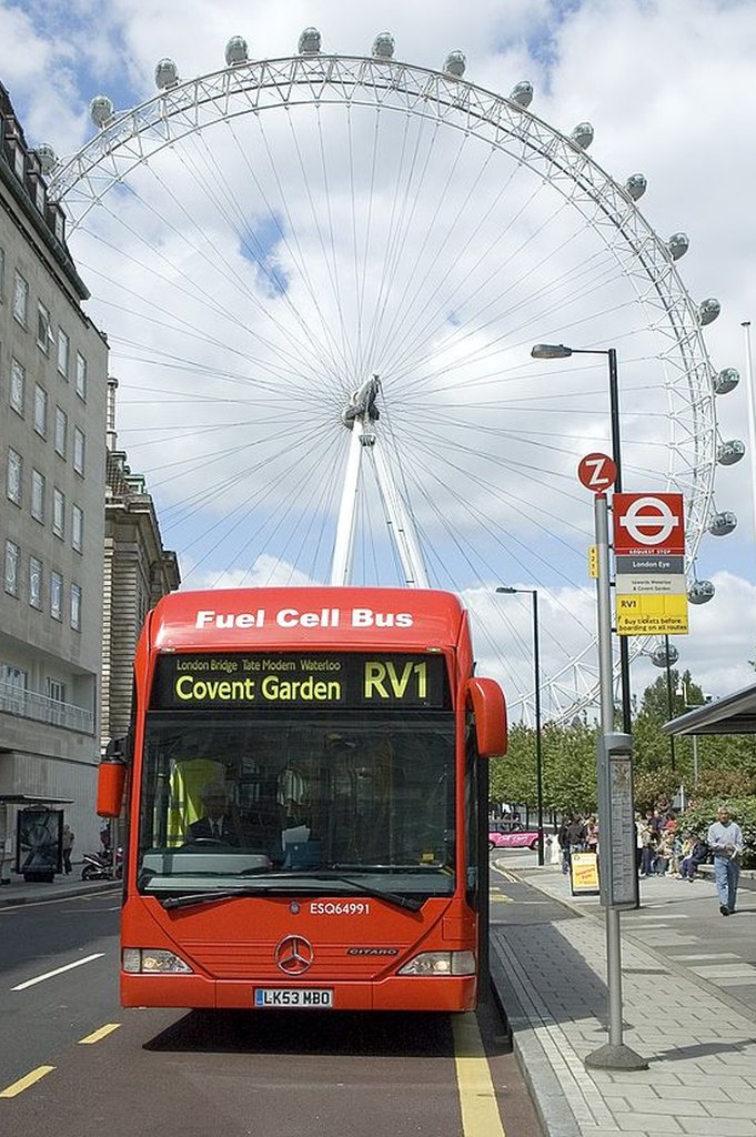 Un autobús con celdas de hidrógeno en Londres