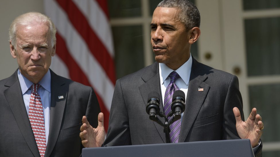 Joe Biden y Barack Obama