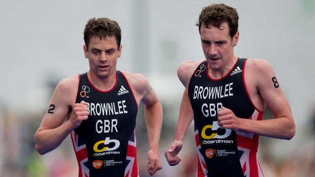 Jonathan and Alistair Brownlee