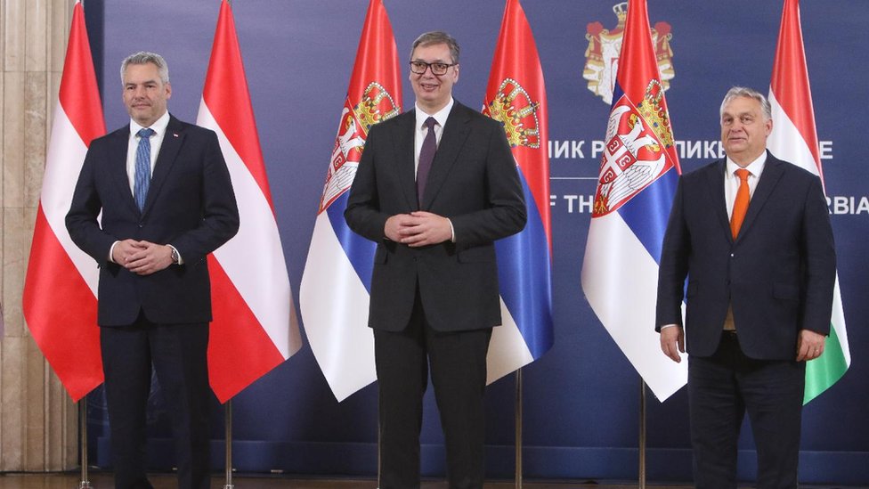 Vučić, Orban i Nehamer