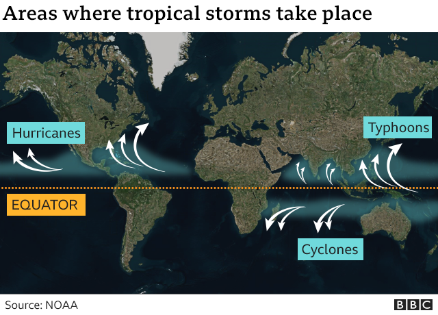 Hurricanes: A guide to the world's deadliest storms - BBC News