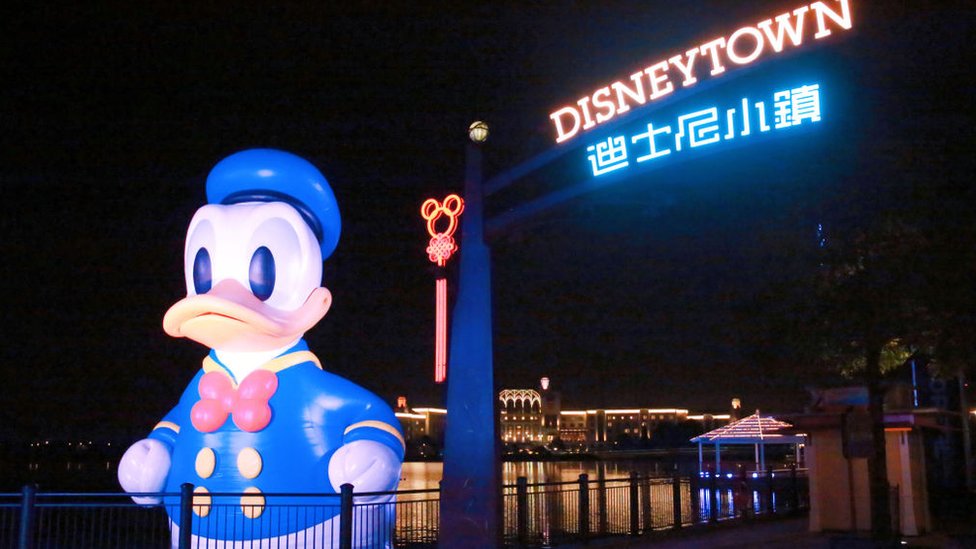 Parque de diversiones de Disney en Shanghái.