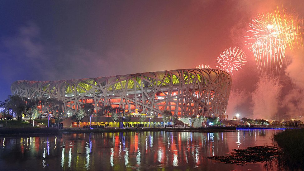 鳥巢曾是2008年北京奧運會的主要場地。