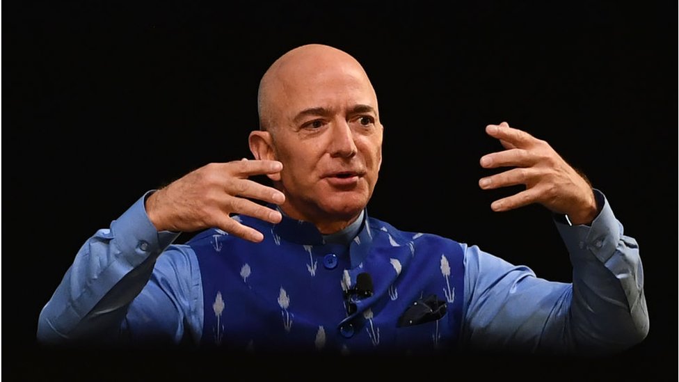 El jefe de Amazon, Jeff Bezos