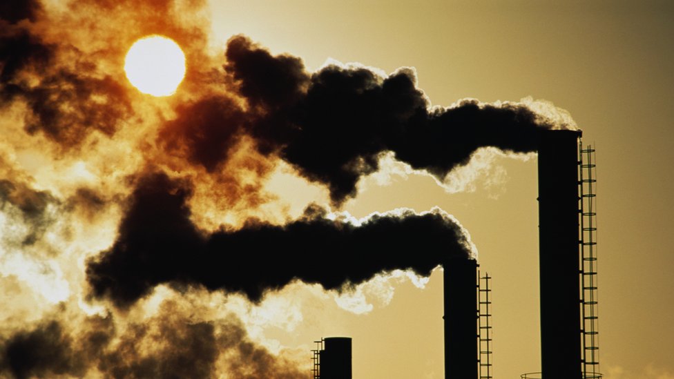 燃燒化石燃料造成空氣污染