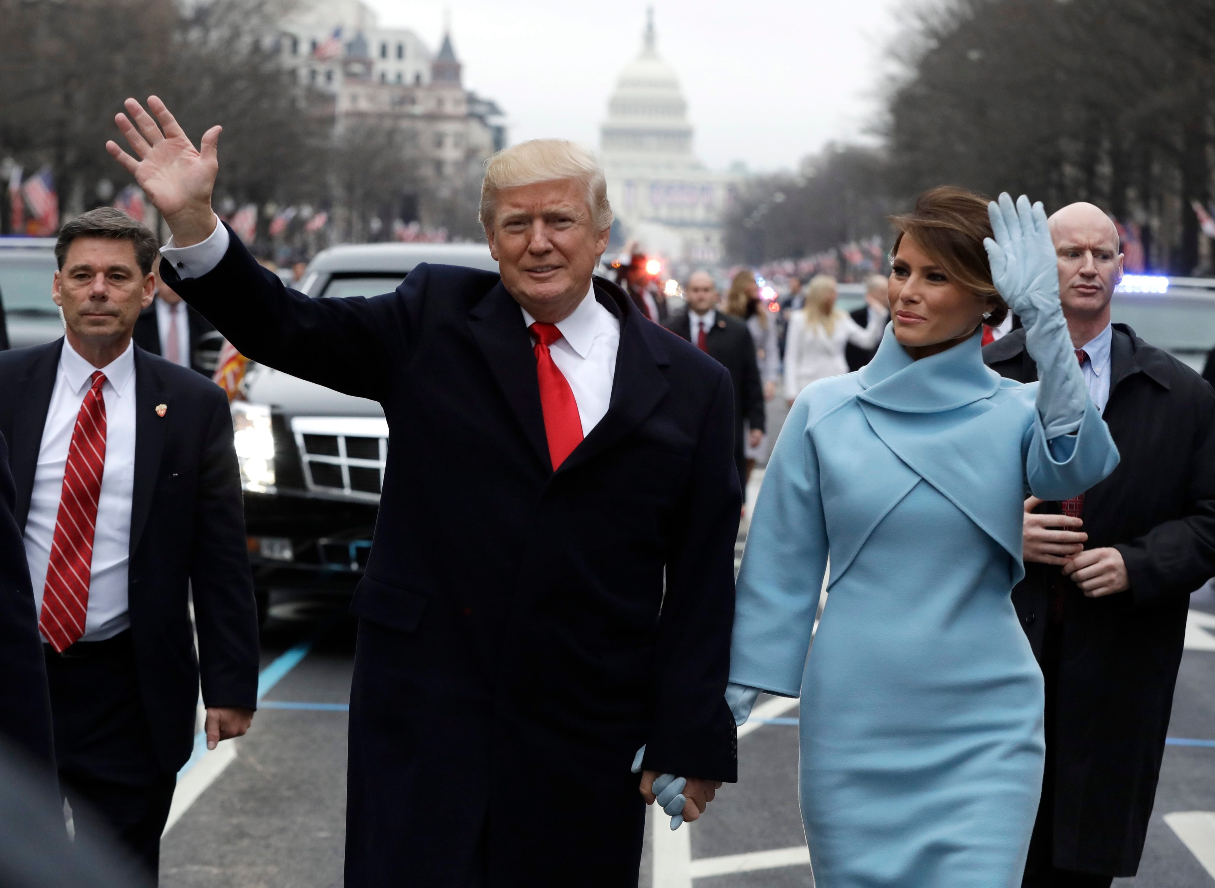 Дональд Трамп с супругой Меланией