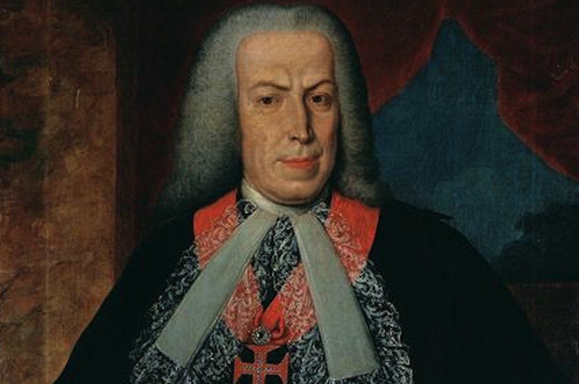 Marquês de Pombal, em retrato de autor desconhecido