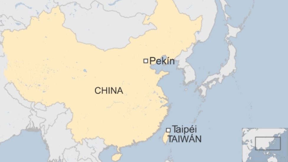 map of china and taiwan
