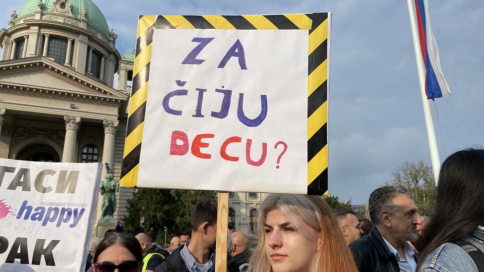 poruka sa protesta