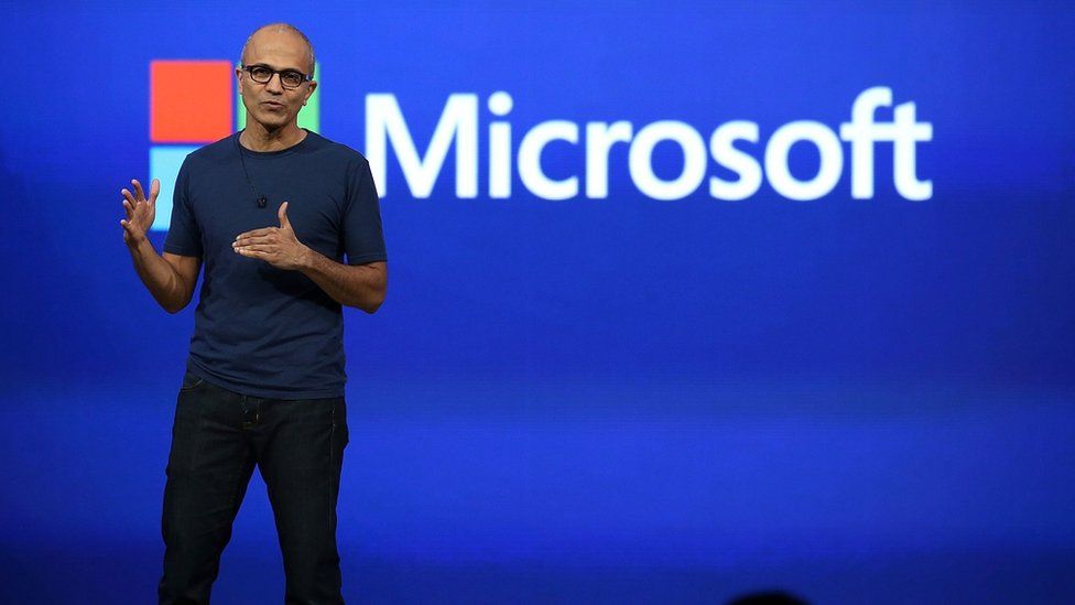 Satya Nadella, jefe de Microsoft.