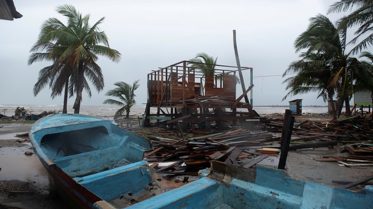 Hurricane Iota: Category four storm hits Nicaragua