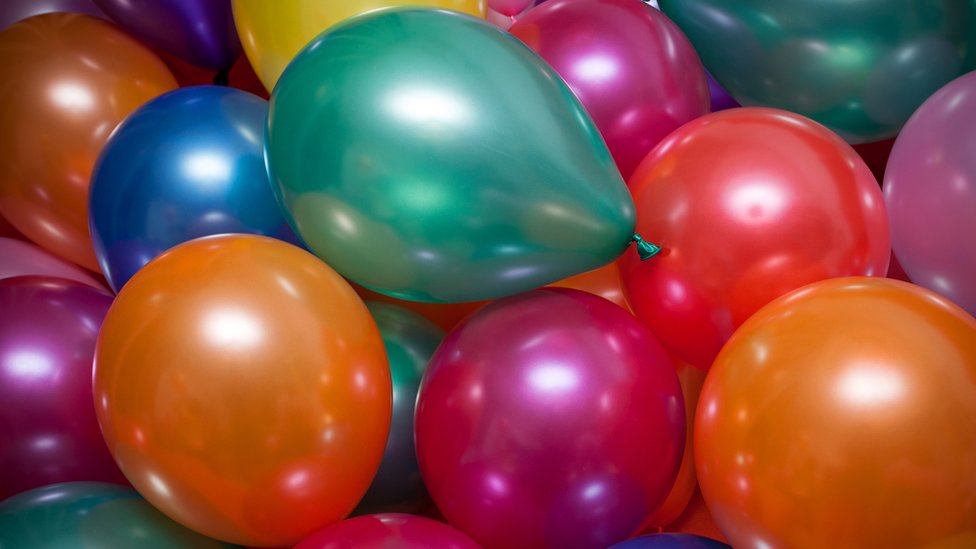 globos de helio