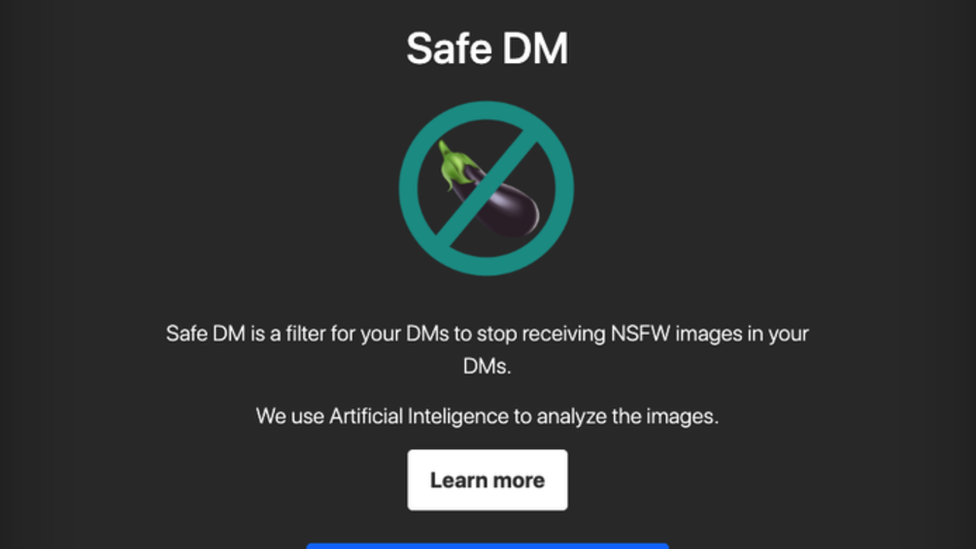 Safe DM filtresinin tanıtım görseli