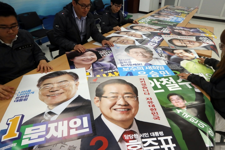 En Corea del Sur parecen más preocupados de las cuestiones políticas internas que por su vecino del norte. Corea del Sur