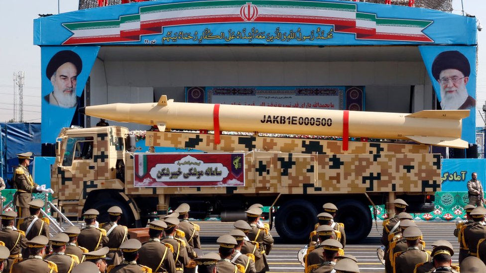 德黑蘭伊朗閲兵式，2022年9月