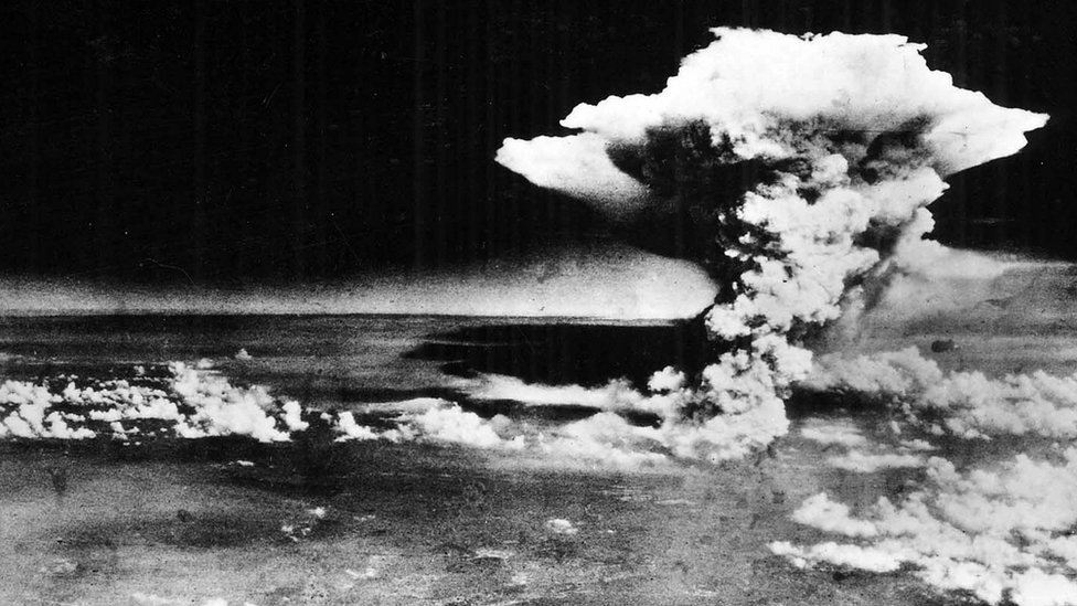 Explosión atómica en Hiroshima.