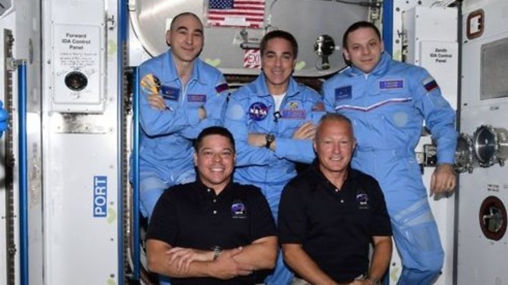 SpaceX Nasa Mission: Astronauts welcomed to the space station