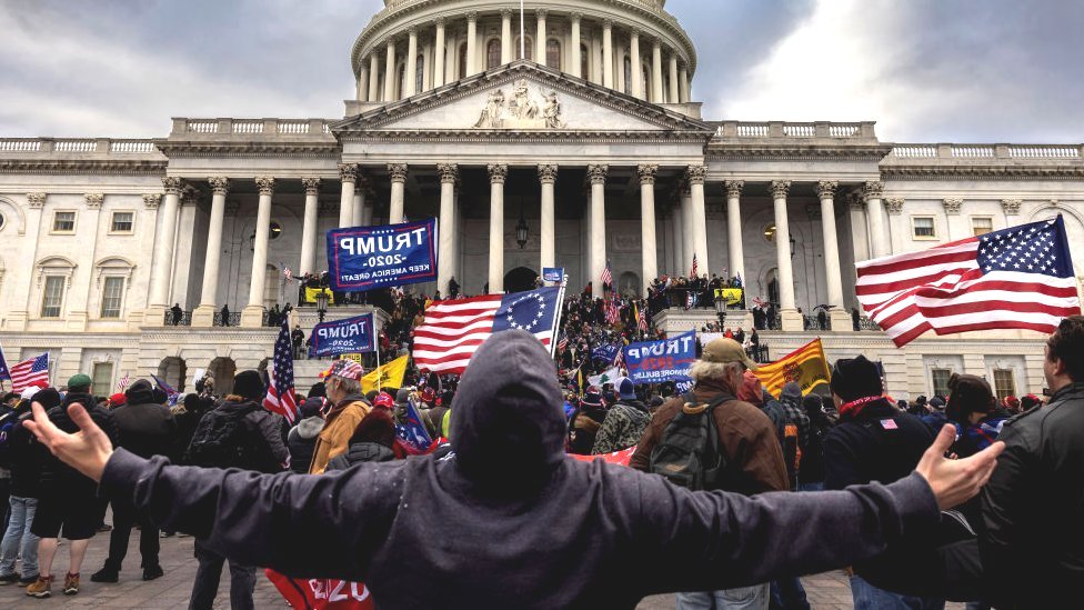 US Capitol attack: Rioters held dagger to the throat of America - Biden