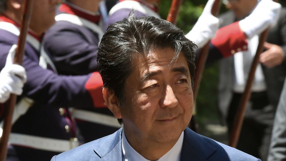 Primer ministro japonés.