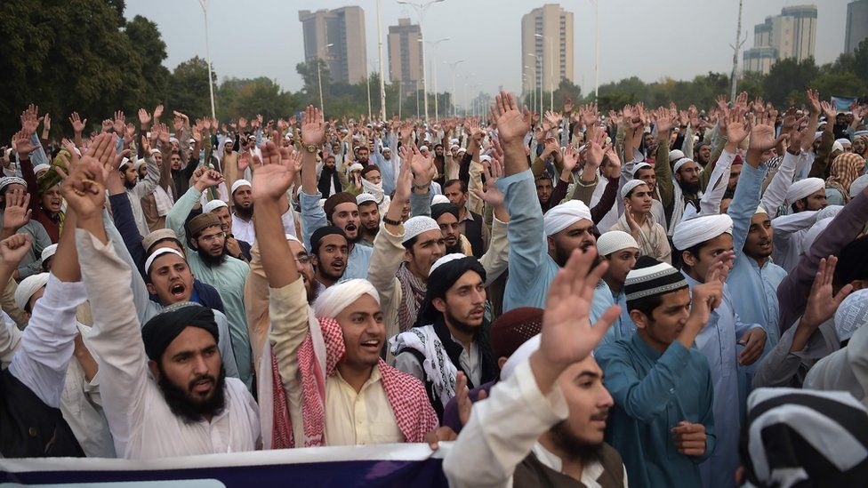Protestas en Islamabad el miércoles.