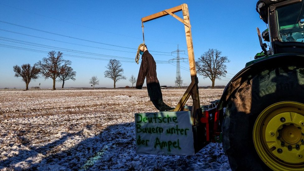 nemačka, poljoprivrednici, protest poljoprivrednika