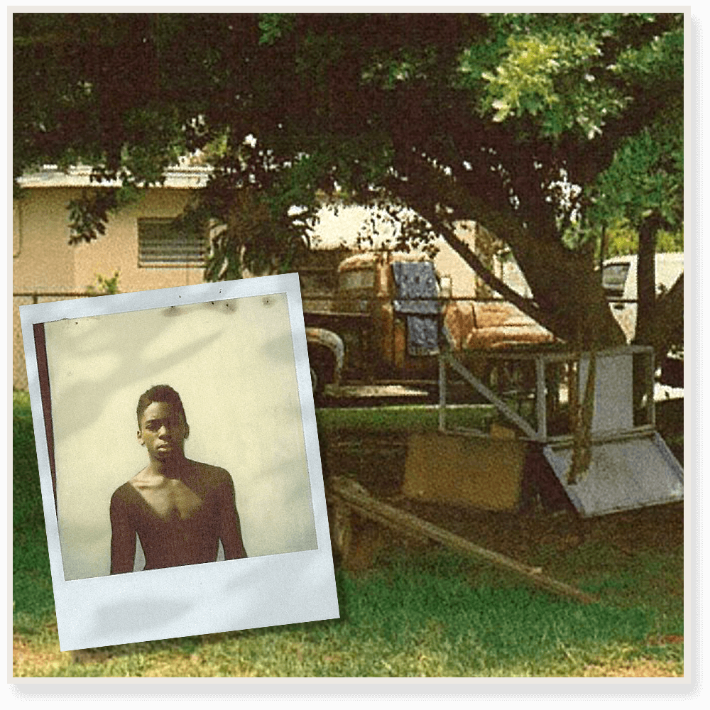 An image of Mark Gordon as a young boy, taken while he was in Florida