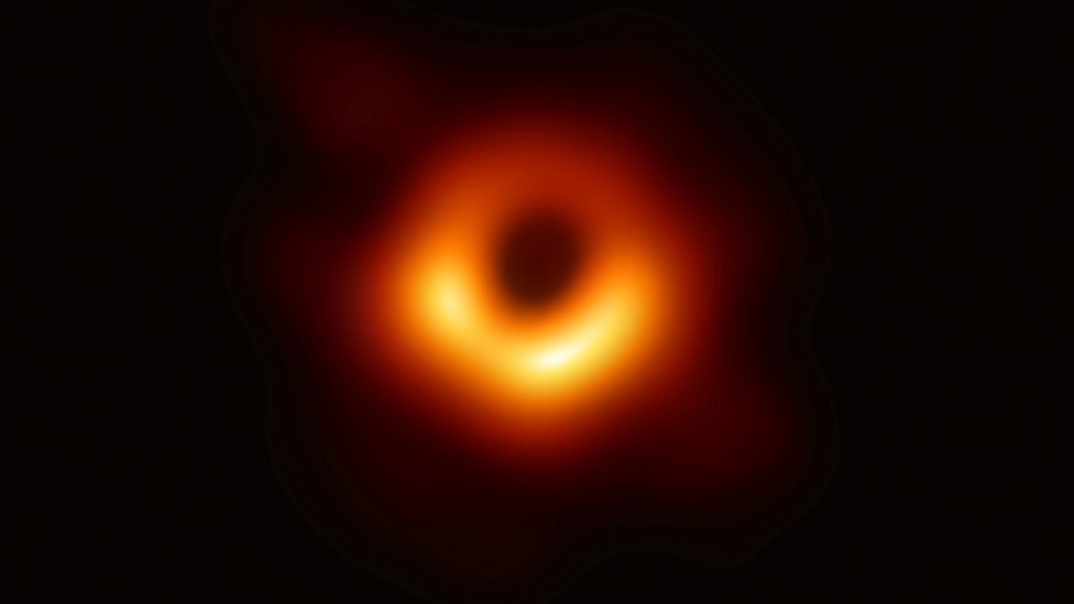Foto de un agujero negro