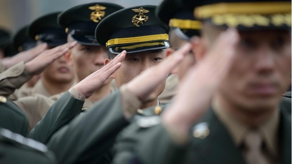 Южнокорейские солдаты