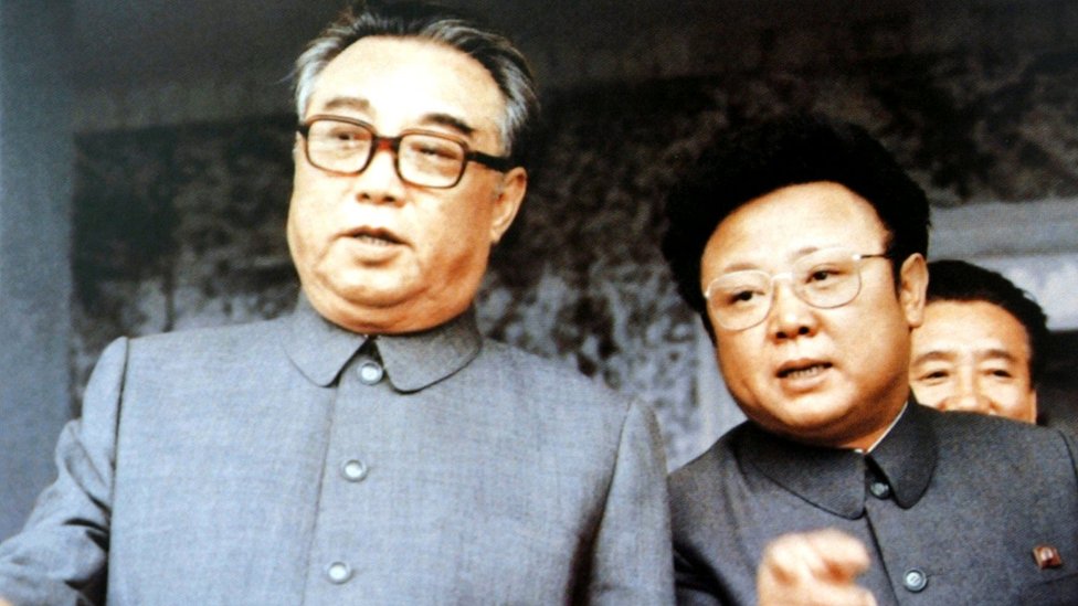 Kim Il Sung i Kim Džong Il