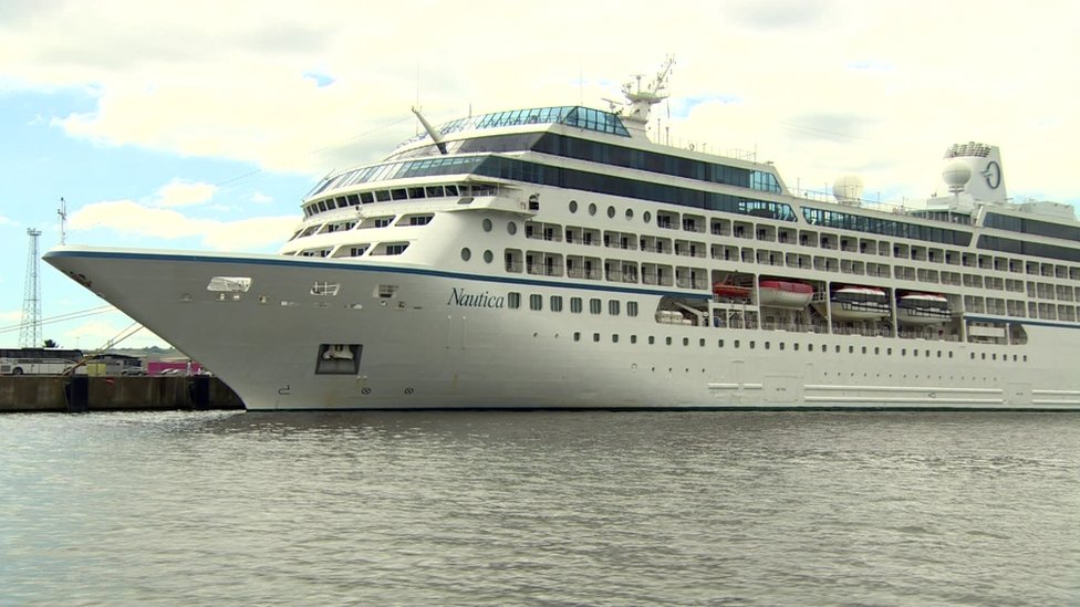 New Cruise Terminal Opens In Belfast Bbc News