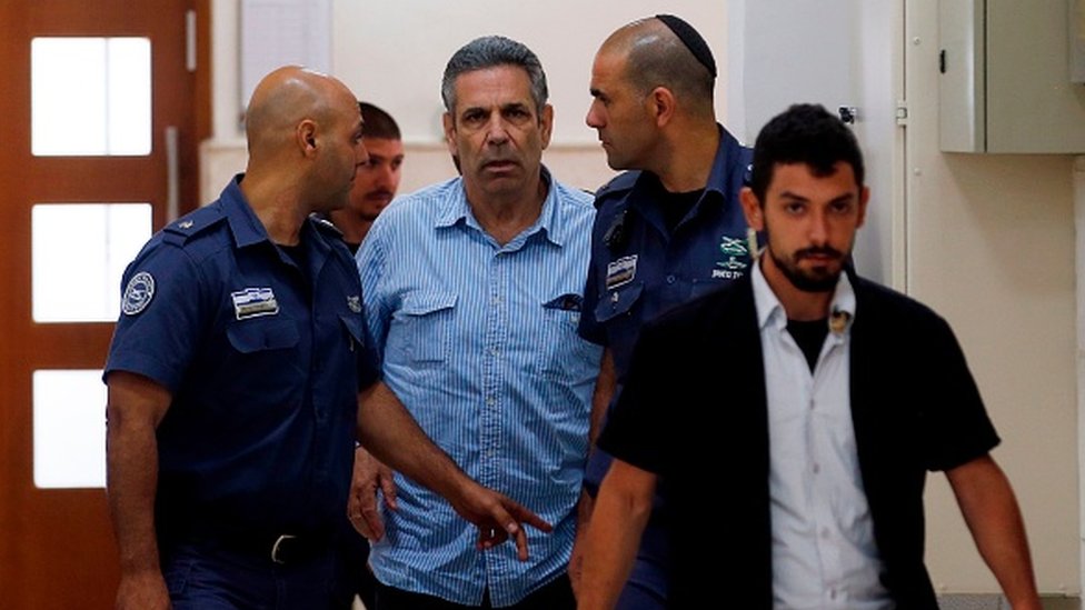 Фотография из архива, на которой Гонен Сегев предстает перед судом в Иерусалиме 5 июля 2018 г.