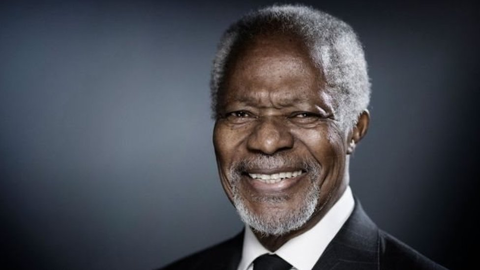 Kofi Annan, exsecretario general de ONU y Nobel de la Paz