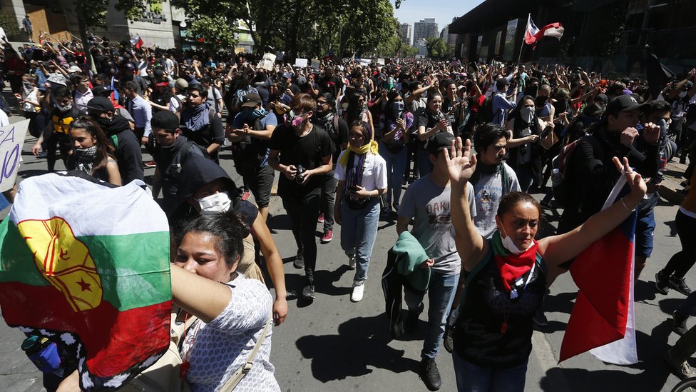 Marcha en Santiago de Chile