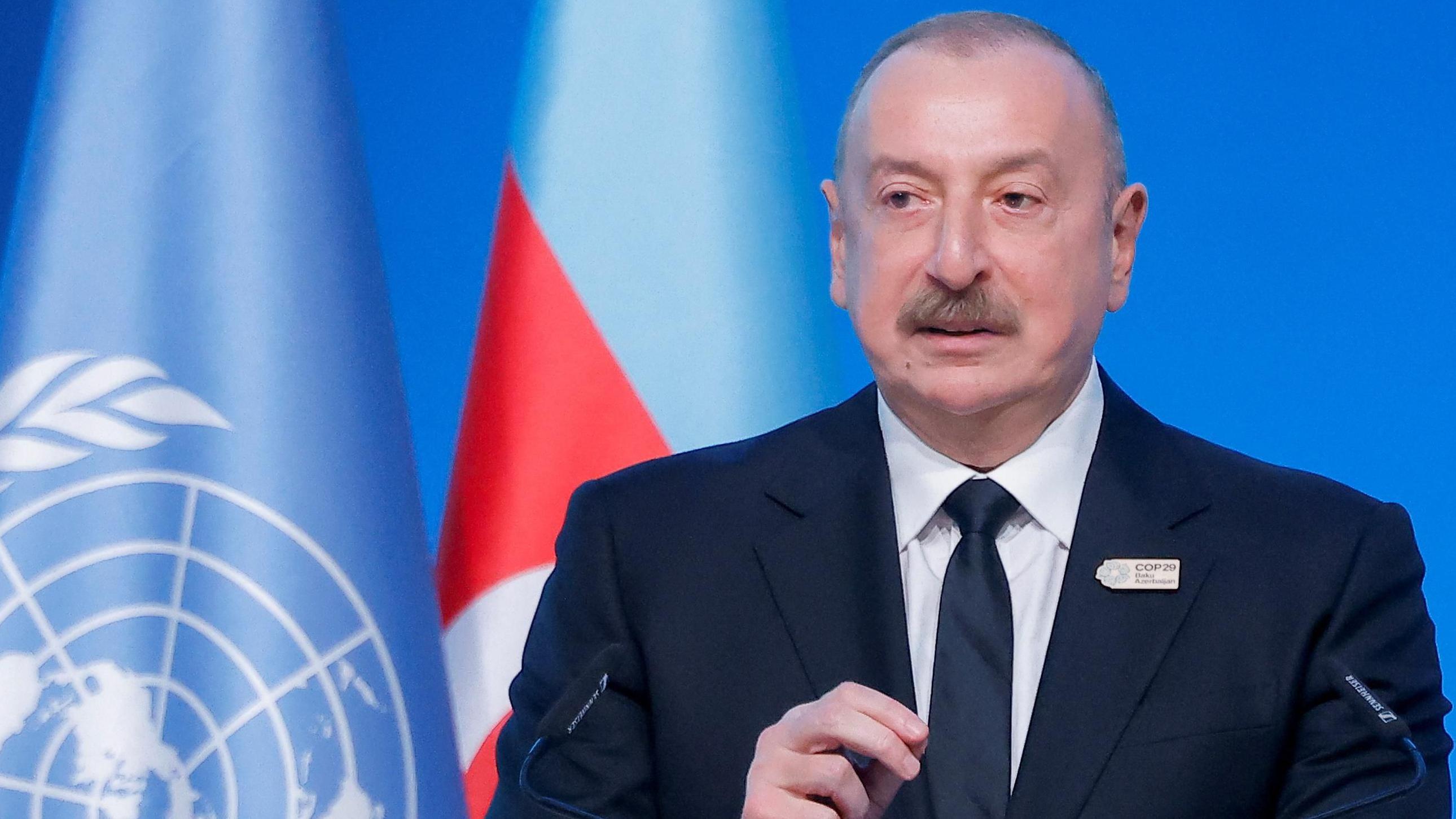 COP29: Oil and gas 'gift of god', says host Azerbaijan president