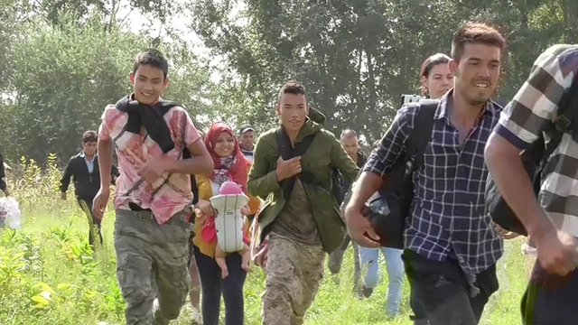 The sprint to the Hungarian border