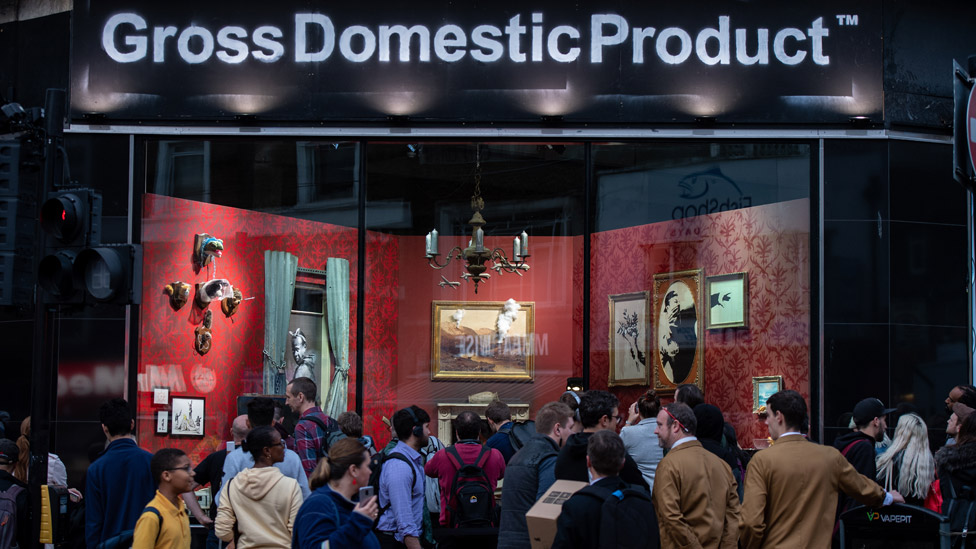 Магазин Banksy Gross Domestic Product в Кройдоне