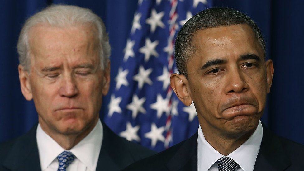 Joe Biden y Barack Obama en 2012