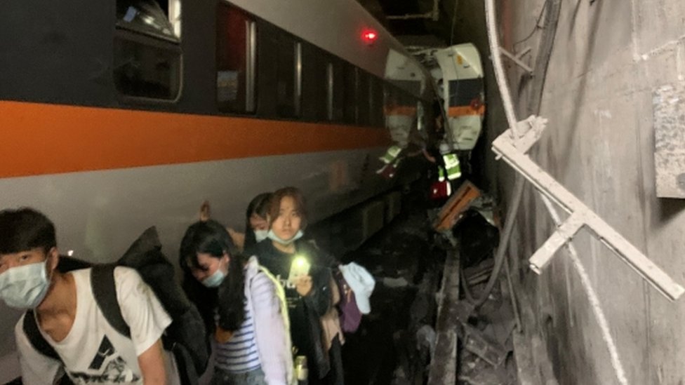 حادث قطار في تايوان