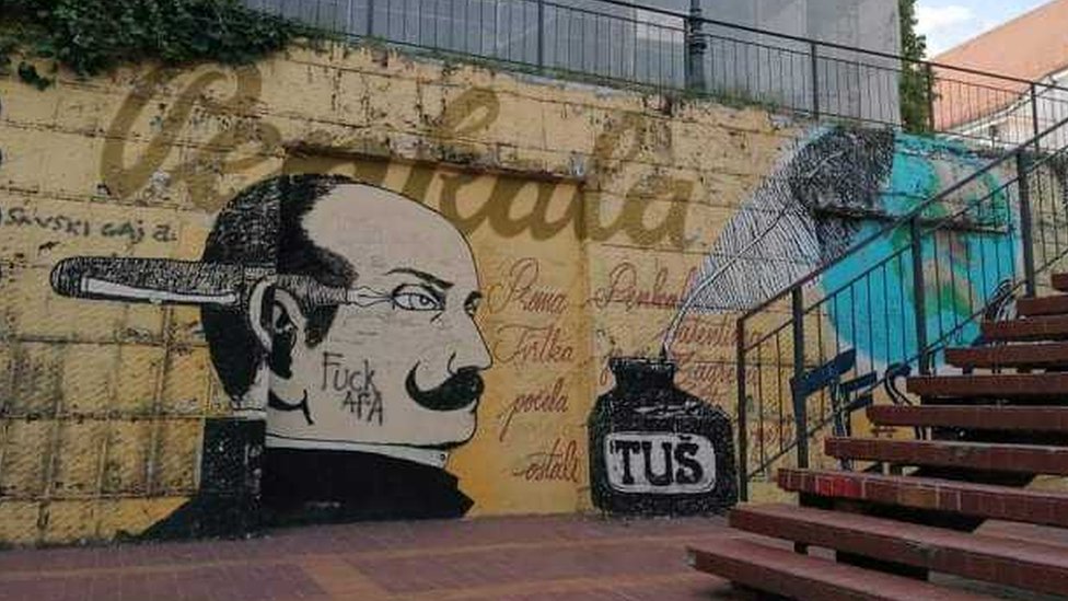 Mural Eduardu Slavoljubu Penkali u Zagrebu