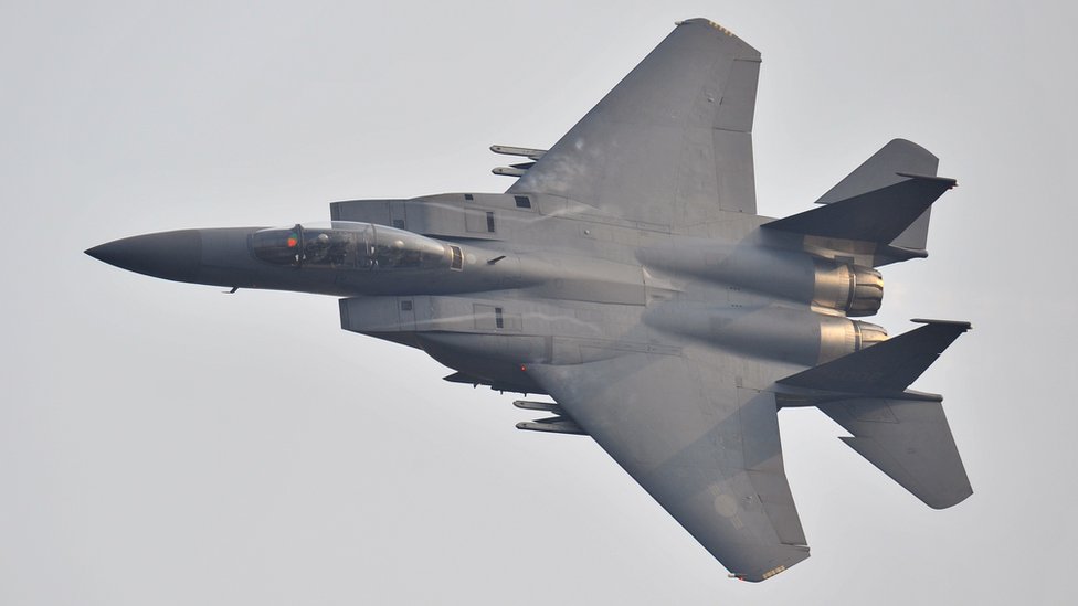 Самолет F15K Strike Eagle ВВС Южной Кореи