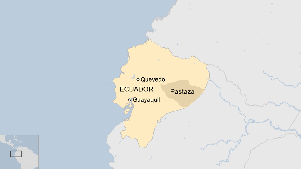 Provincia de Pastaza en Ecuador.
