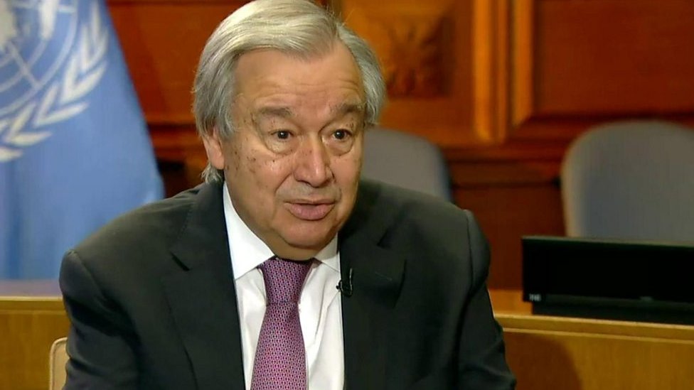 António Guterres says Taliban need UN's humanitarian aid