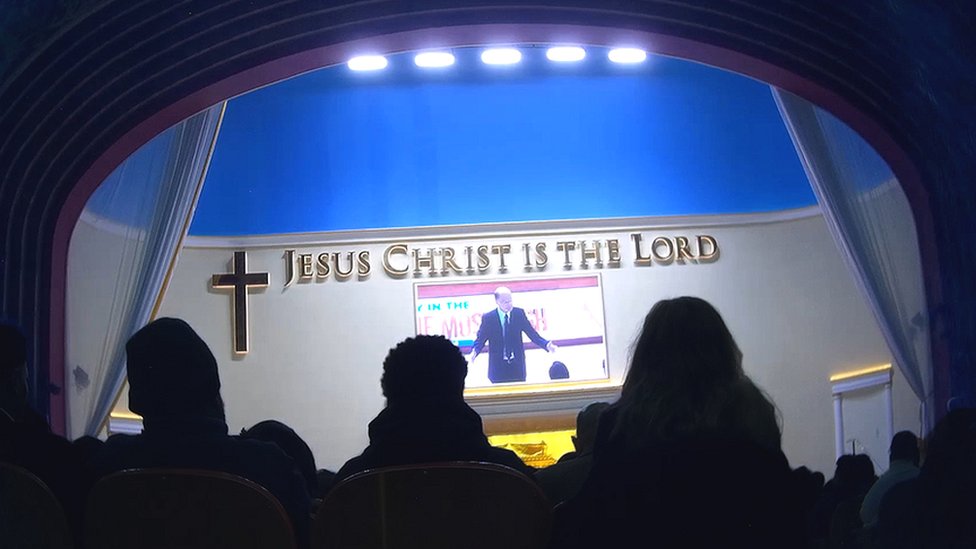 A service led by Bishop Edir Macedo, the founder of the UCKG