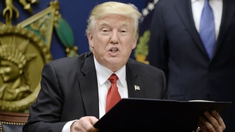 Presiden Donald Trump tak henti bersuara tentang kebijakannya soal imigran